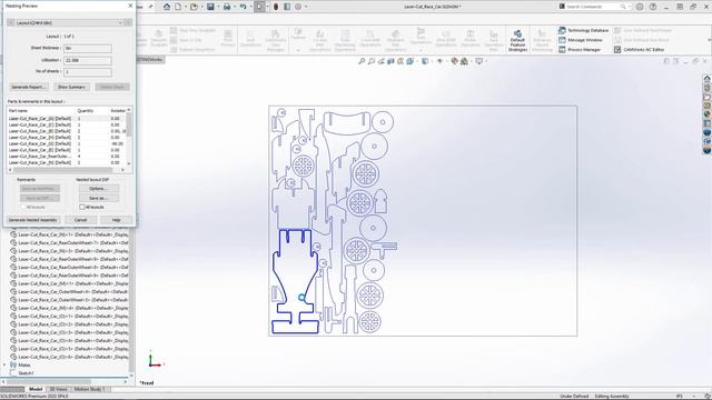 Introduction To NESTINGWorks In CAMWorks