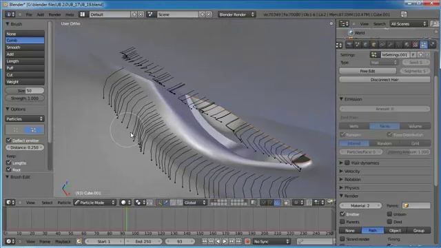 Johnny Blender 2.0 - Part 19 - Particle Hair Eyelashes смотреть онлайн