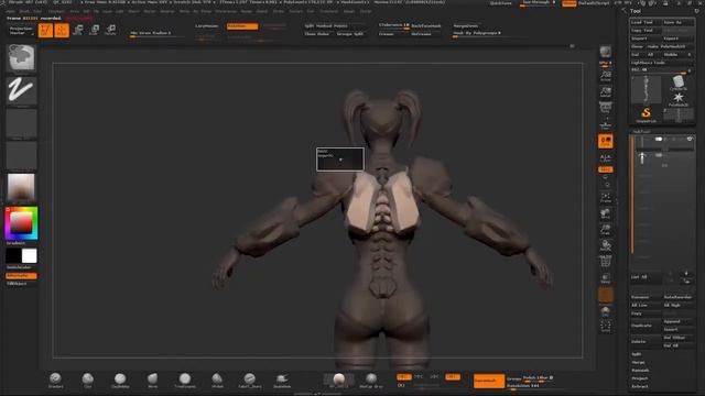 ZBrush tutorial: Concept a video game character, Part 1 смотреть онлайн