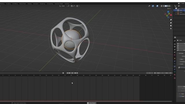 Blender Abstract Inflating tutorial смотреть онлайн