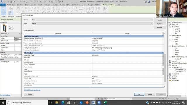 Video ARCH 360 Revit heating loads 02 смотреть онлайн