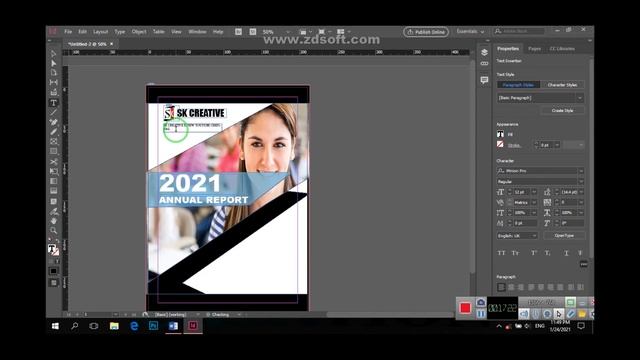 how to make Magazine cover page in Indesign смотреть онлайн