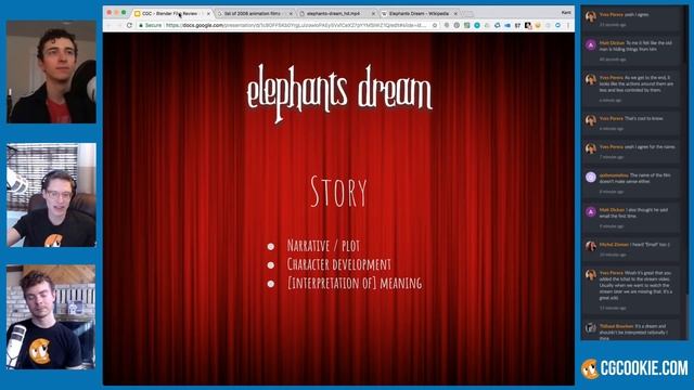 What does "Elephants Dream" Mean? Blender Film Review - CGC Live Event смотреть онлайн