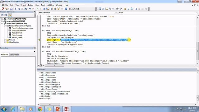 42. VBA - CurrentDB (Programming In Access 2013) смотреть онлайн