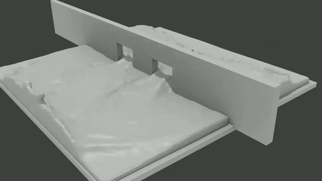 Young's Double Slit: Wave diffraction in Blender 3d's fluid simulator смотреть онлайн