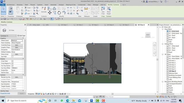 How To Set A Camera In Revit With Graphical Settings смотреть онлайн