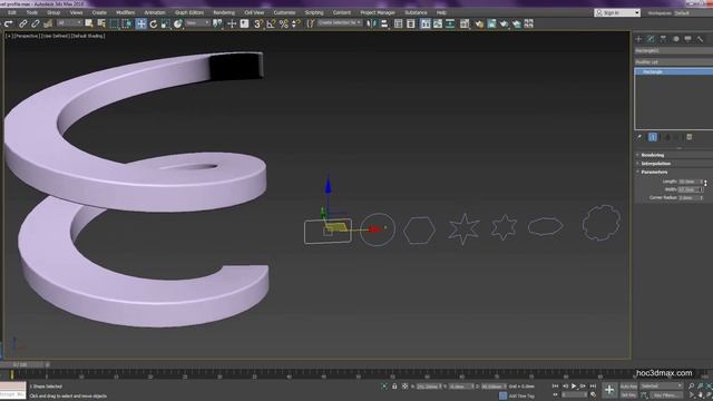 Bài 9: Bevel profile | Học 3ds Max cơ bản cho người mới bắt đầu смотреть онлайн