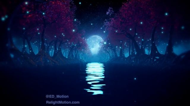 The Enchanted Forest - Looping 3D Animation (Blender + After Effects) смотреть онлайн
