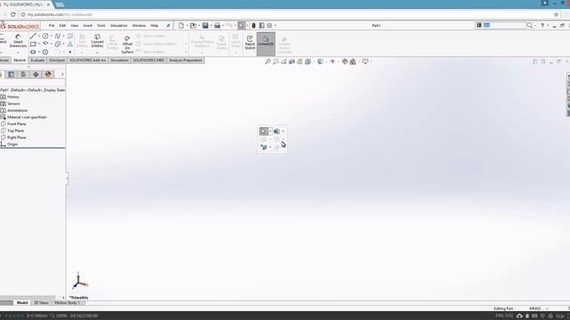 SOLIDWORKS Free Online 7 Day Trial - User Interface смотреть онлайн