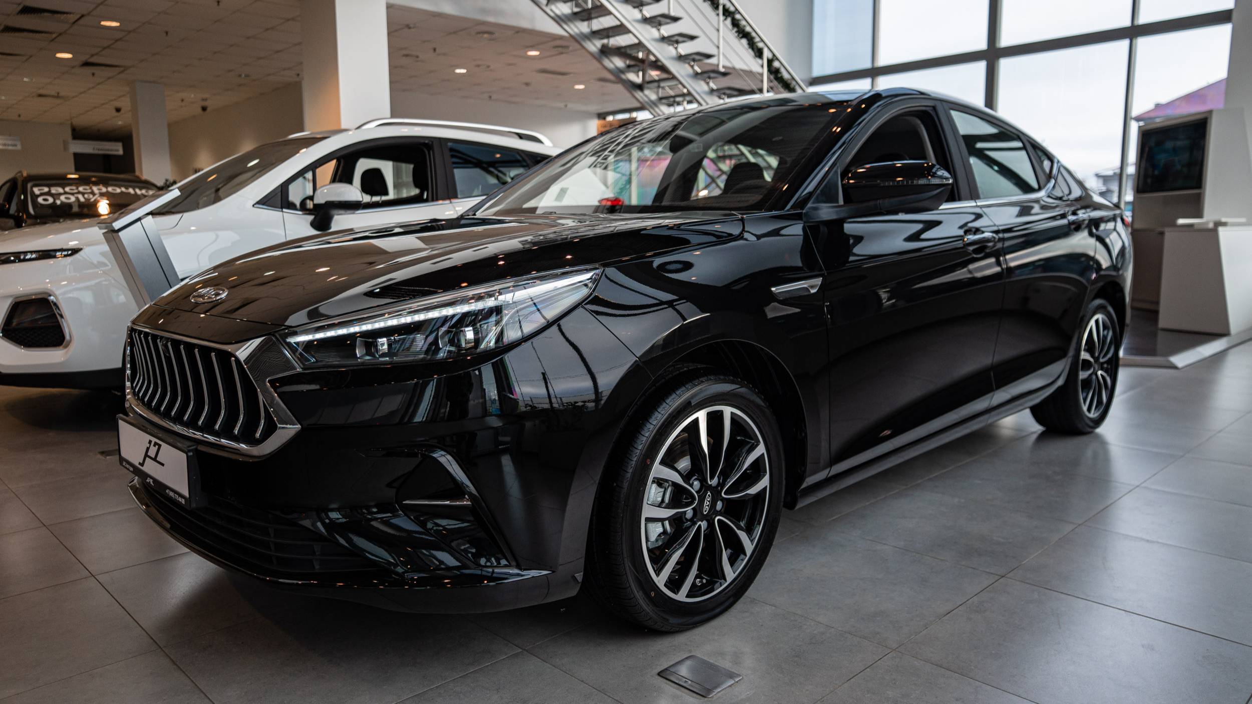 JAC J7 (LUXURY) Лифтбэк Черный жемчуг смотреть онлайн