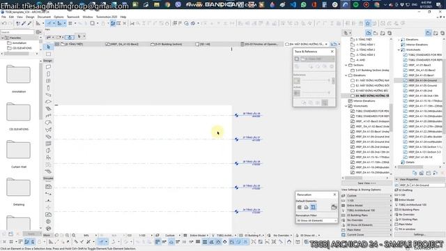 BIM - Archicad 24| Project Setup| 2.1.1 Elevations Setup