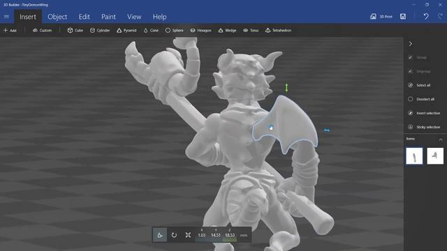 How to digitally kit-bash and add conversion bits to minis using 3D builder смотреть онлайн