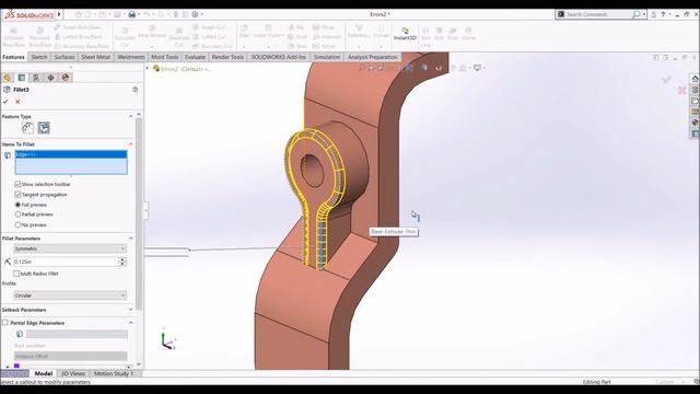 Troubleshooting Feature Tree errors in SolidWorks 2020 смотреть онлайн