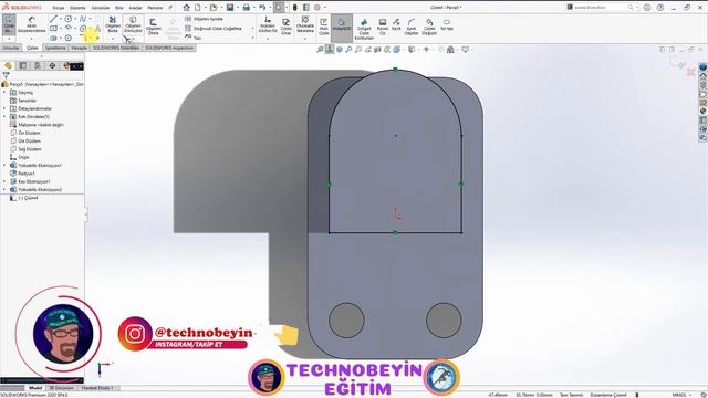 SolidWorks Örnek Çizim #32 смотреть онлайн