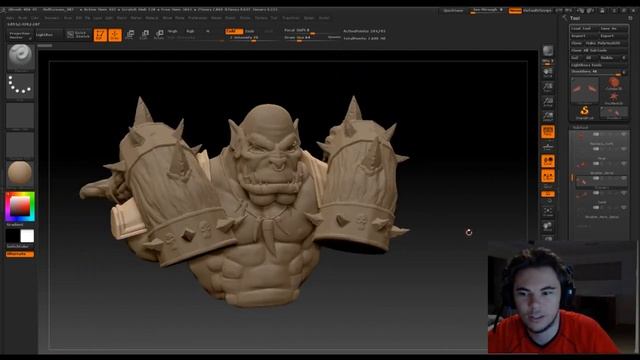 Meshing About Vlog - More Garrosh (Zbrush) смотреть онлайн