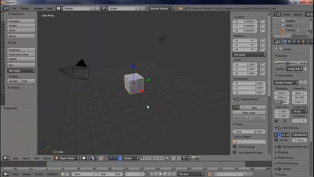 🔴 Rotation & Scale • Blender Interface • 3D Computer Graphics • 3D Animation & Models • (Pt. 7)