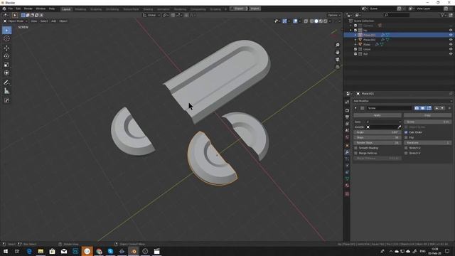 Profile Array set up tutorial Blender смотреть онлайн