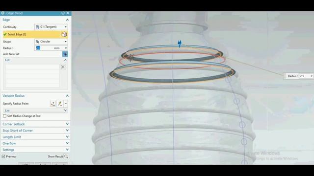 how to draw plastic bottle in nx 12 tutorials #tutorial смотреть онлайн