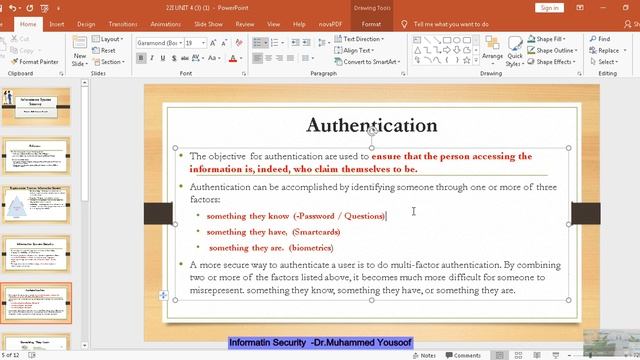Chapter 4 Information Security Part 1 смотреть онлайн