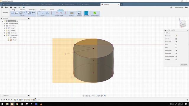 drawing a sample helical gear, I think. смотреть онлайн