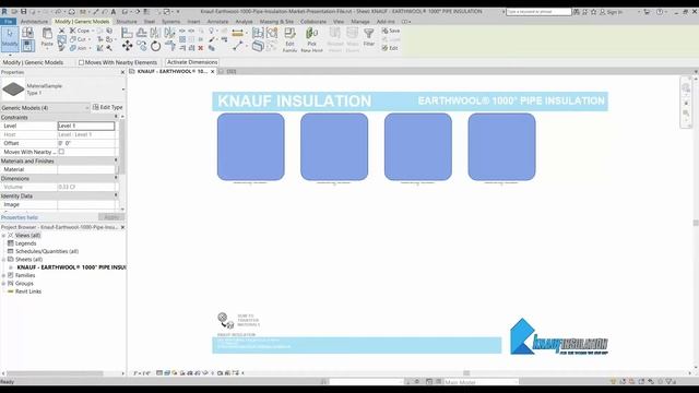 Knauf Insulation BIM Library смотреть онлайн
