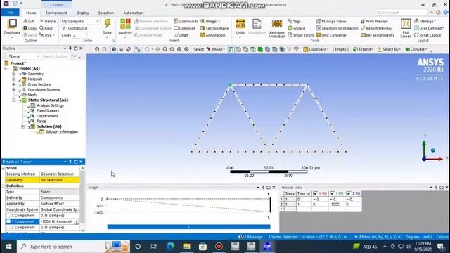 ANSYS 2020 R1 - SIMULATION AND ANALYSIS OF A TRUSS смотреть онлайн