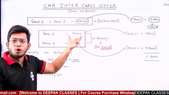 CMA Inter Classes || June 25 Attempt | Biggest Class OFFER | Limited Period only | DEEPAK CLASSES смотреть онлайн
