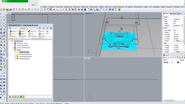 Быстрая настройка RhinoCAM 2014 смотреть онлайн