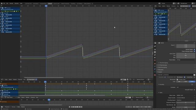 Blender Stage - How to make the rolling lights using graph editor смотреть онлайн