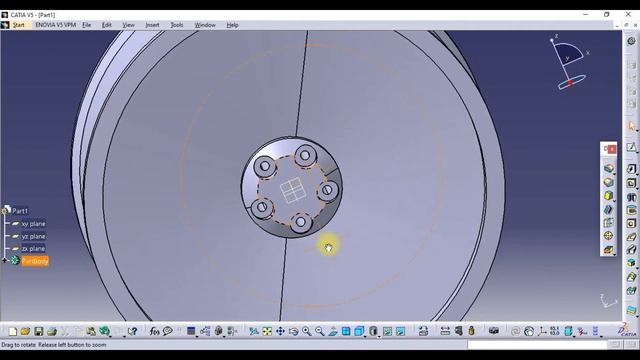 Catia V5 Tutorial: How To Make Car Wheel? #Catiav5 #Howtomake3d #catiatutorial