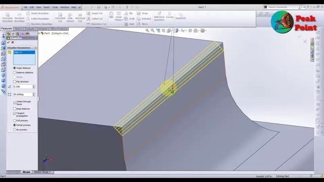 How to Use Fillet & Chamfer on Solidworks_EP-14_Solidworks Bangla Tutorial Series || Peak Point || смотреть онлайн