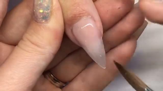 Acrylic nails - black & silver design set смотреть онлайн