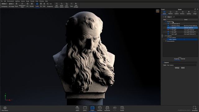 Rembrandt Lighting in KeyShot смотреть онлайн