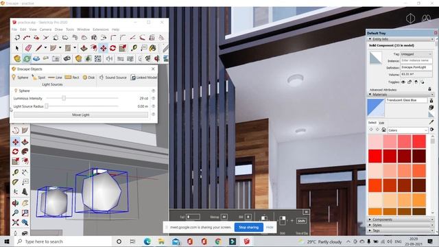 Lighting in Sketchup | Join Our Live Class | Image import, Object Self Illumination etc. смотреть онлайн
