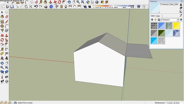 How to make a BASIC house in SketchUp смотреть онлайн