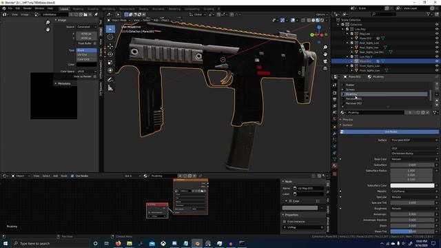 Blender MP7 Game Asset Tutorial Part 35 | Baking Final Maps смотреть онлайн
