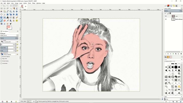 18 GMP Coloring A Black And White Sketch | GRAPHIC DESIGN FREE COURSE смотреть онлайн