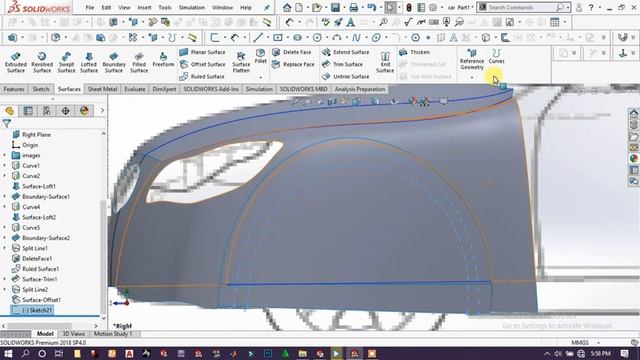 Modeling car using solid works part (2) смотреть онлайн