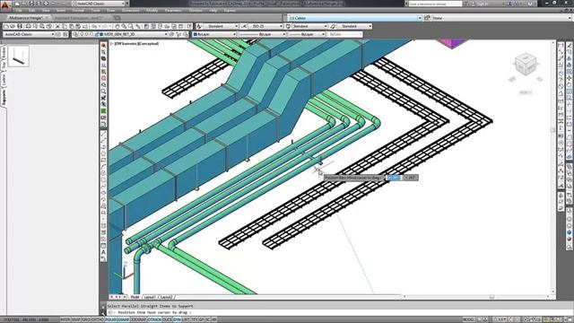 Fabrication CADmep Multiservice hangers and sleeves смотреть онлайн