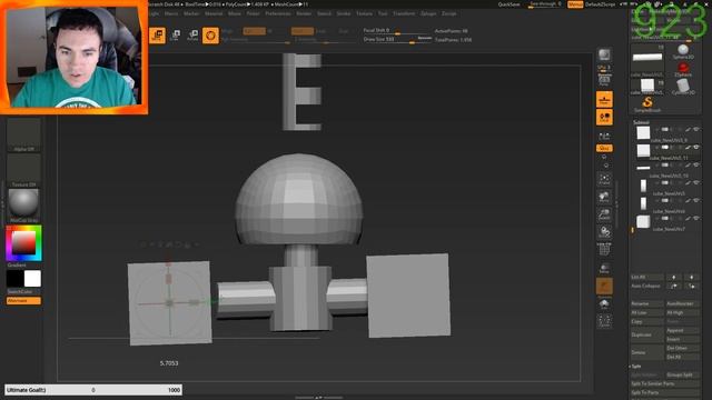 Zbrush4R8 Live Boolean Complete Lesson... смотреть онлайн