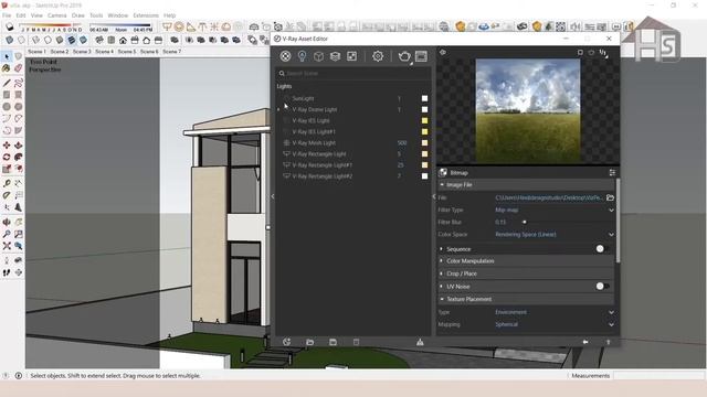 Mastering V-Ray Render Settings for Exterior Scenes in SketchUp | Part 14 | V-Ray Next Tutorial смотреть онлайн