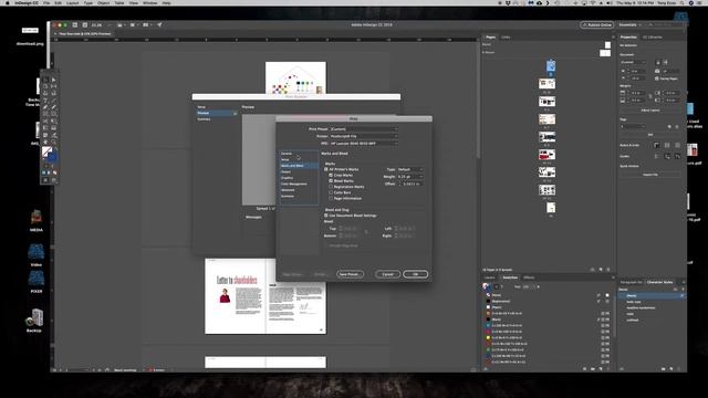 InDesign Print Booklet to PDF смотреть онлайн