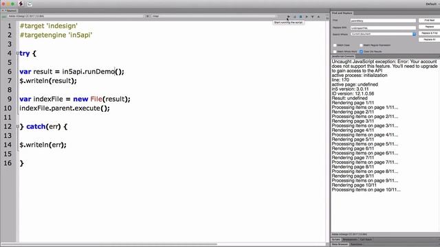Script HTML5 Export from InDesign using the in5 API смотреть онлайн