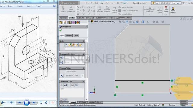 SolidWorks Beginners|Exercise 15|Practice session смотреть онлайн