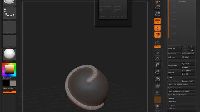 ZBrush Anfänger Workshop deutsch 13 - Curve Brushes смотреть онлайн