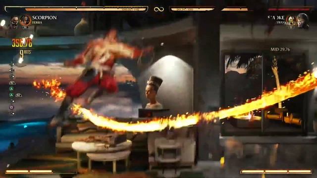 Mortal Kombat 1 Scorpion Full Meter 47% Combo W/Ferra Kameo смотреть онлайн