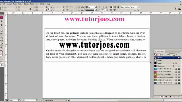 How to Create Gradient Text Effect in InDesign CS3 Tamil смотреть онлайн