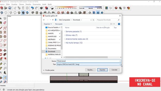 VÍDEO 25 - Como gerar planta baixa, corte e fachada no SketchUp смотреть онлайн