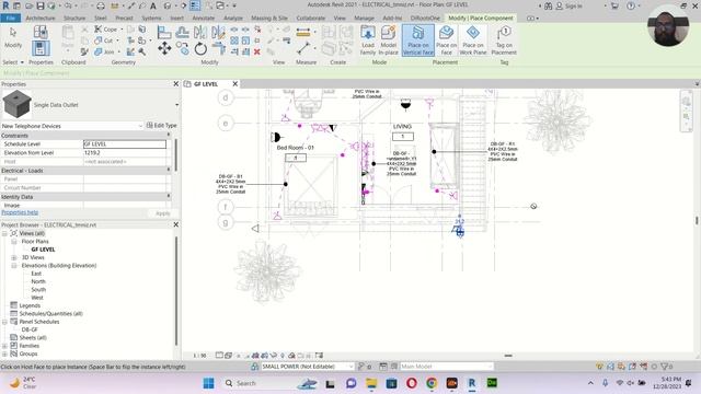 CCTV - PART - 01 - Electrical BIM Part - 08 - Autodesk Revit MEP Tutorial смотреть онлайн