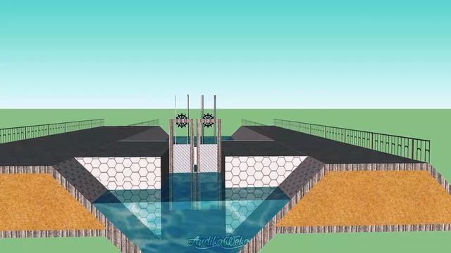 Design Saluran Irigasi Sederhana #SketchUp смотреть онлайн